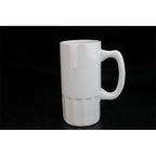 High Quality Customized white 20oz Sublimation Ceramic beer cup-20oz陶瓷啤酒杯