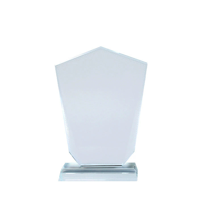 Umbrella Shaped Coated Crystal Medal Umbrella Style Crystal Award-伞形奖牌涂层水晶