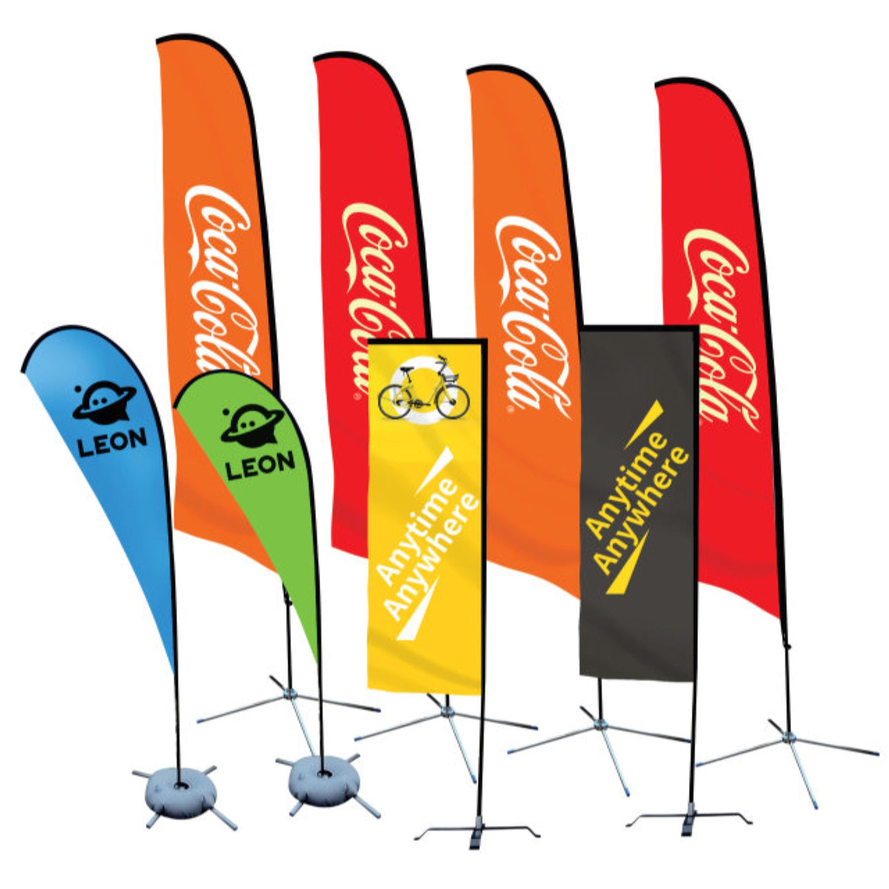 Advertising Flags Family-广告旗帜