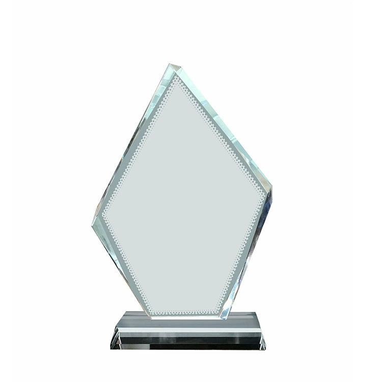 Large Iceberg Coated Crystal Big Mountain Ice Crystal Trophy Gift-大冰山涂层水晶