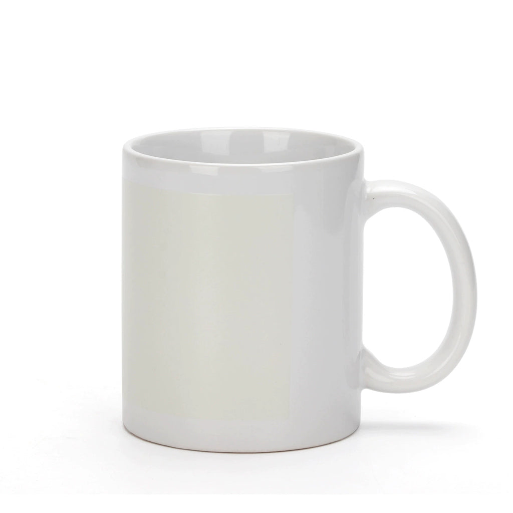 Customized Luminous 11oz Porcelain White Sublimation Mug with Hand Grip That Glows at Night-11oz夜光白杯
