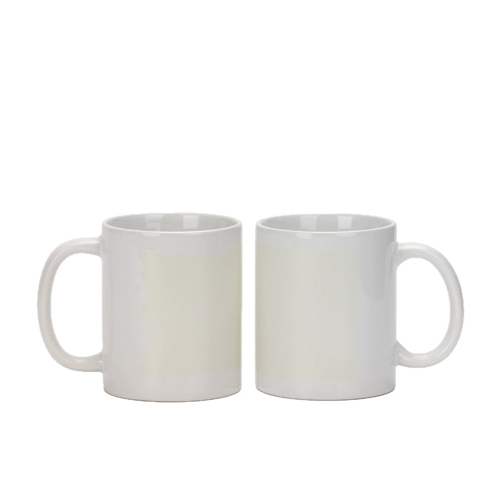 Customized Luminous 11oz Porcelain White Sublimation Mug with Hand Grip That Glows at Night-11oz夜光白杯