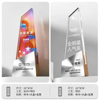 Crystal Wholesale Cheap K9 Crystal Trophy Award Customized Logo Wood Trophy-26-26款金属实木奖杯