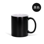 11oz Magic Ceramic Mug Color Changing with Glossy Matte Coating-11oz圆把亮光变色杯