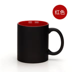 11oz Sublimation Colorful Inner Heat Blank Magic Mug Color Changing Ceramic Mug-11oz圆把内彩变色杯