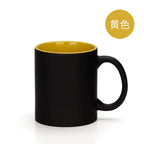 11oz Sublimation Colorful Inner Heat Blank Magic Mug Color Changing Ceramic Mug-11oz圆把内彩变色杯