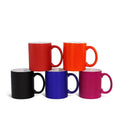 11oz Eco-Friendly Durable Round handle Color-Changing Frosted Magic Mug-11oz圆把磨砂变色杯