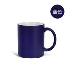 11oz Eco-Friendly Durable Round handle Color-Changing Frosted Magic Mug-11oz圆把磨砂变色杯