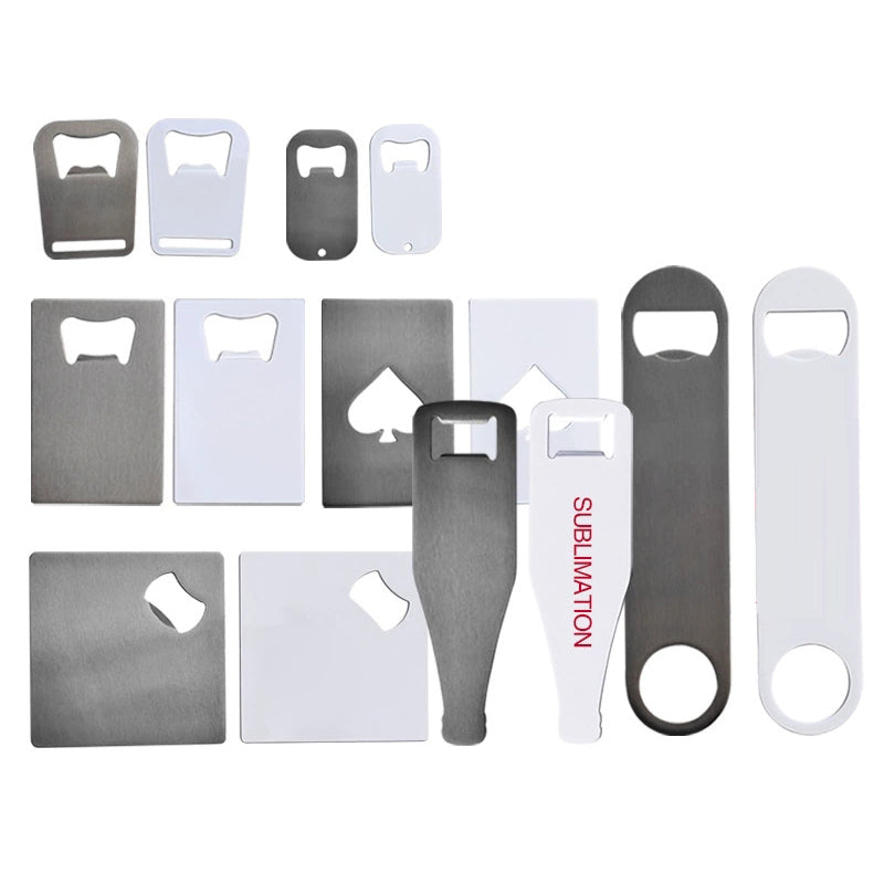 Credit Card Shaped Silver Stainless Steel Opener-银色不锈钢开瓶器（信用卡状）