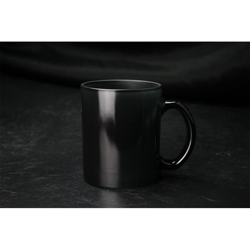 Custom Logo Sublimation Printed Solid Color Blank Glass color-changing cup-变色玻璃杯