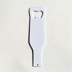 Large Wine Bottle Shaped White Steel Bottle Opener-白色不锈钢开瓶器（大酒瓶状）