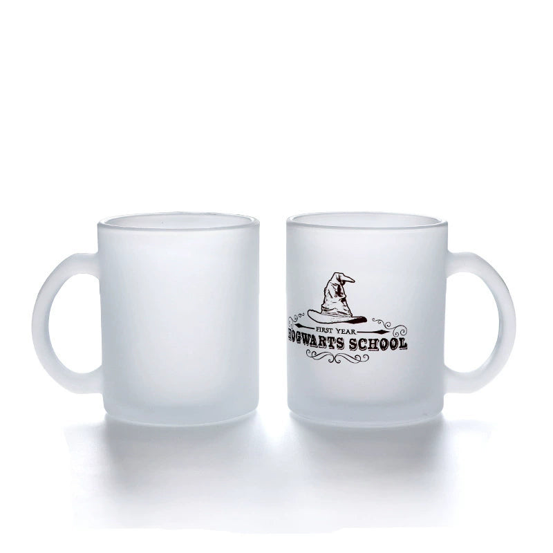 Personalized DIY Logo 11oz Clear Frosted Glass Mug-11oz玻璃杯