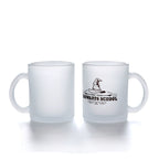 Personalized DIY Logo 11oz Clear Frosted Glass Mug-11oz玻璃杯
