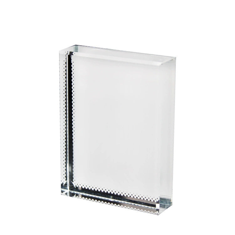 Small Cube Coated Crystal Blank Crystal Block for Engraving & Decoration-小方体涂层水晶