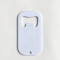 Dog Tag Shaped White Stainless Steel Bottle Opener-白色不锈钢开瓶器（狗牌状）