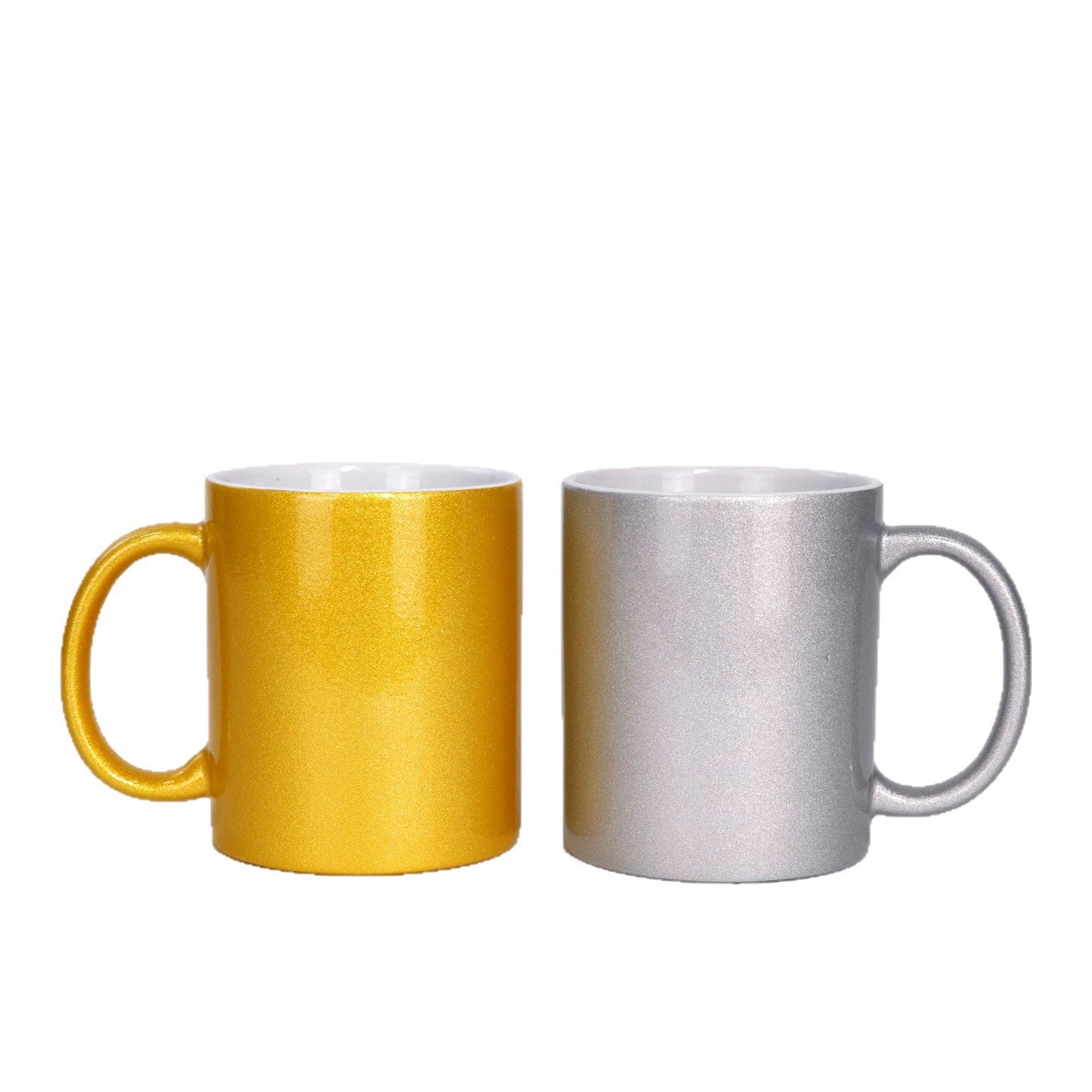 11oz Glitter-coated Sublimation Custom Creative Product Ceramic Mugs-11oz珠光陶瓷杯