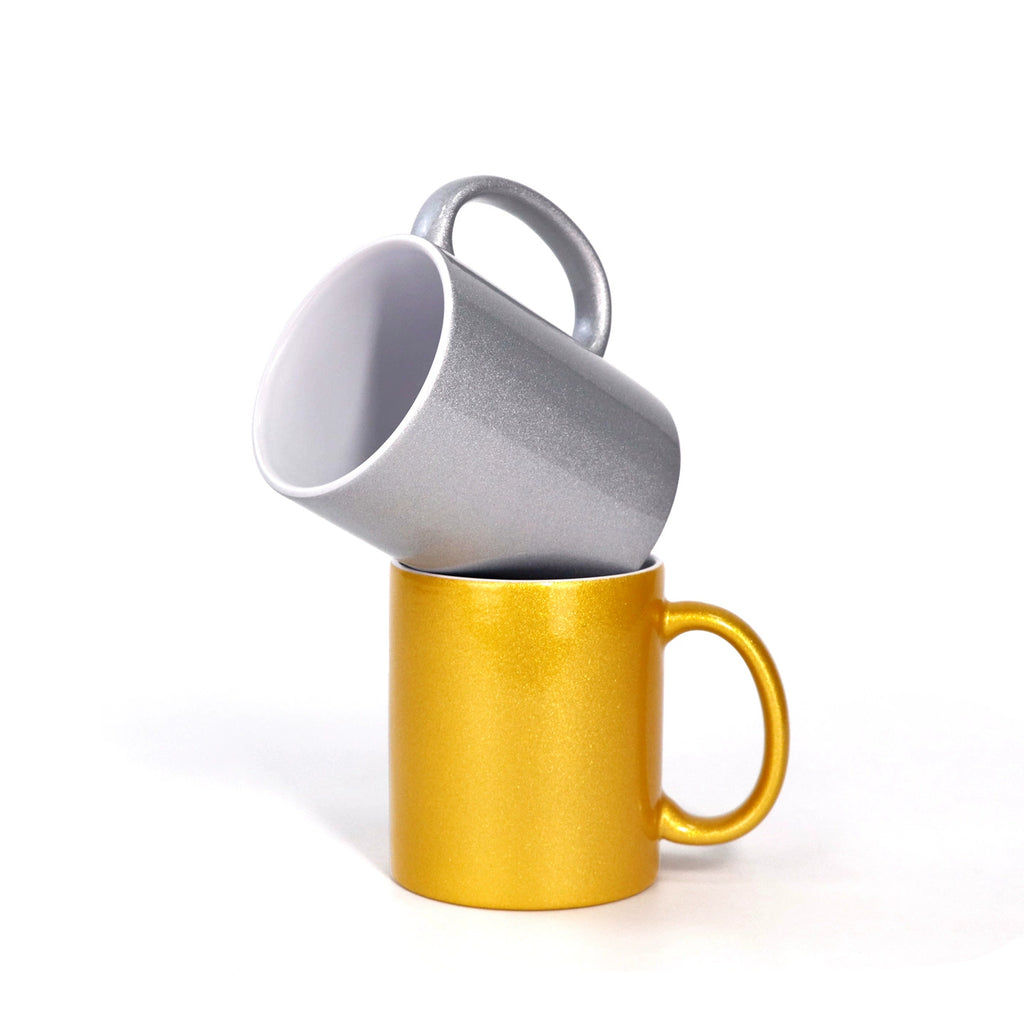 11oz Glitter-coated Sublimation Custom Creative Product Ceramic Mugs-11oz珠光陶瓷杯