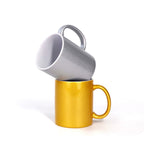 11oz Glitter-coated Sublimation Custom Creative Product Ceramic Mugs-11oz珠光陶瓷杯