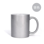 11oz Glitter-coated Sublimation Custom Creative Product Ceramic Mugs-11oz珠光陶瓷杯
