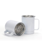 12oz Sublimation Travel Coffee Mug Stainless Steel Tumbler with Handle-12oZ不锈钢手柄杯
