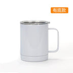 12oz Sublimation Travel Coffee Mug Stainless Steel Tumbler with Handle-12oZ不锈钢手柄杯