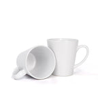 12oz Blank Conic White Sublimation Ceramic Mug-12oz锥形陶瓷杯