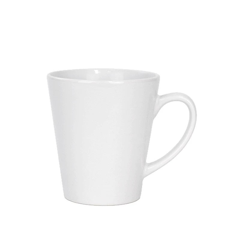 12oz Blank Conic White Sublimation Ceramic Mug-12oz锥形陶瓷杯