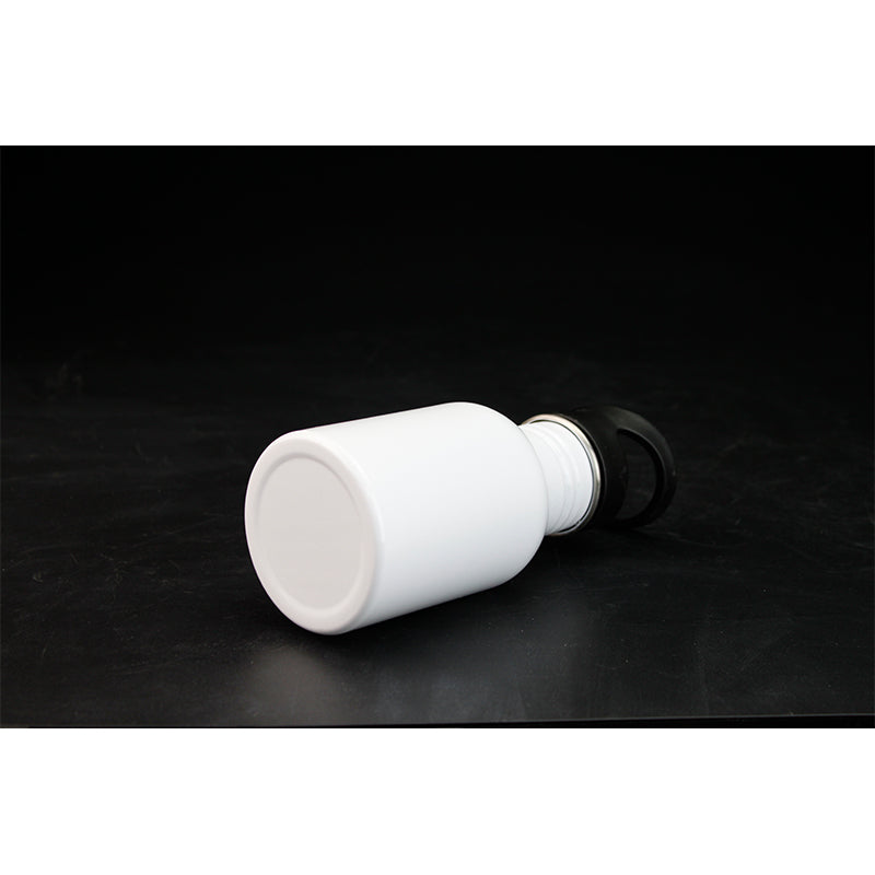 Blank Thermal Transfer Coated Customized 350ml of white stainless steel pot-350ml白色不锈钢水壶
