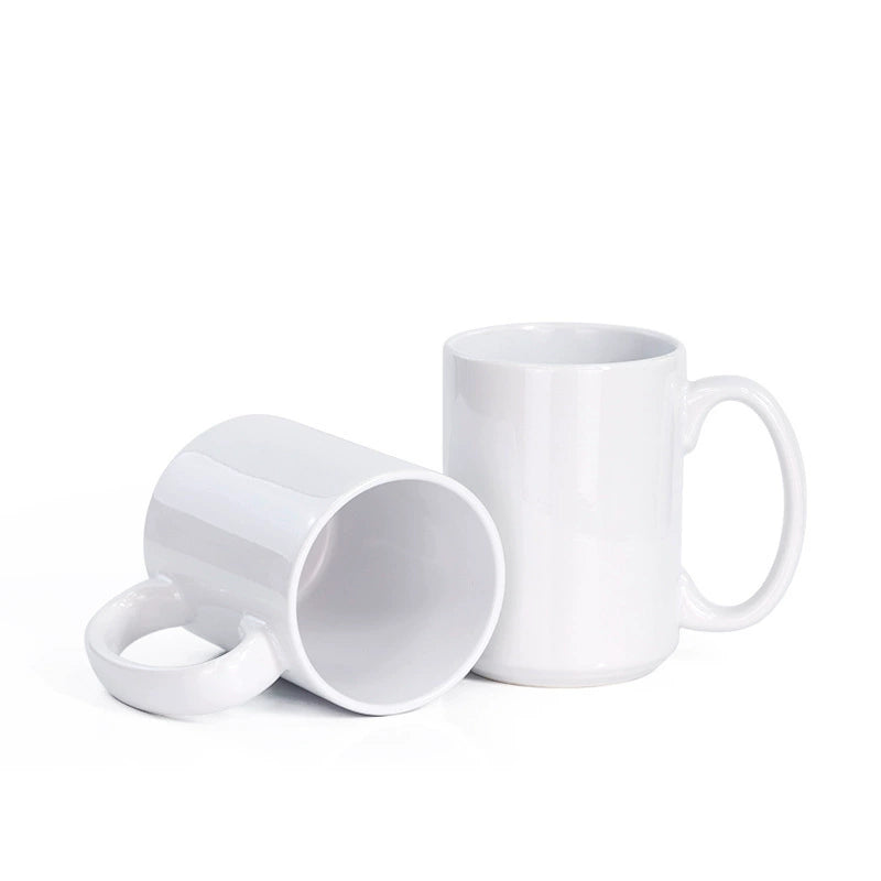 Ceramic Sublimation Mug 15oz for Custom Printed White Ceramic Cups-15oz白杯