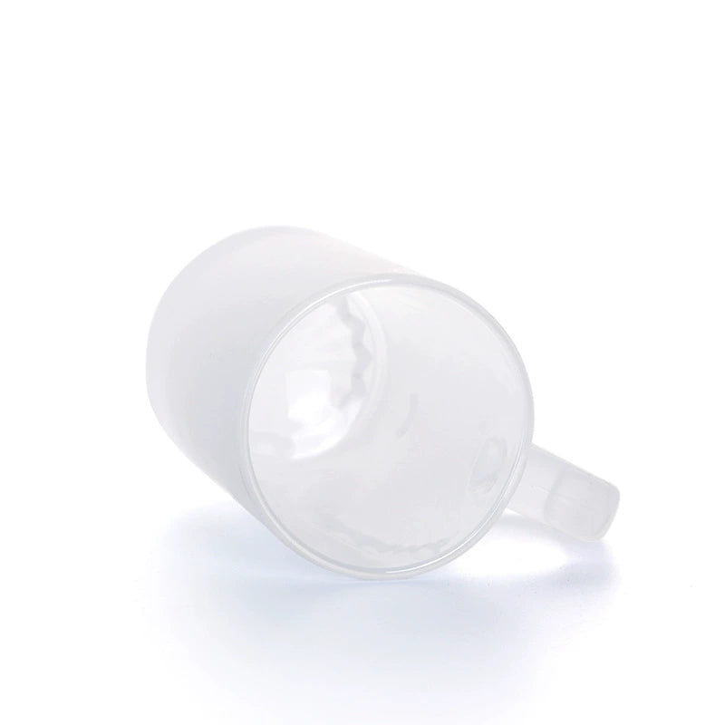High Quality 16oz Sublimation Glass Frosted Beer Mug-16OZ啤酒玻璃杯