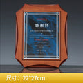 Wood Medal Award Blank Plaques and Awards Customized Wooden Plaque Honor Awards-37-37款授权牌