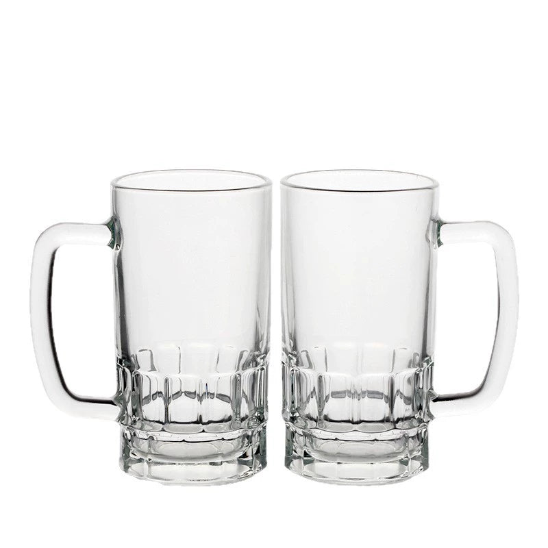 22oz Transparent Glass Beer Mug Decorative Cup for Sublimation-22oZ玻璃啤酒杯