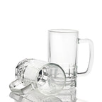 22oz Transparent Glass Beer Mug Decorative Cup for Sublimation-22oZ玻璃啤酒杯