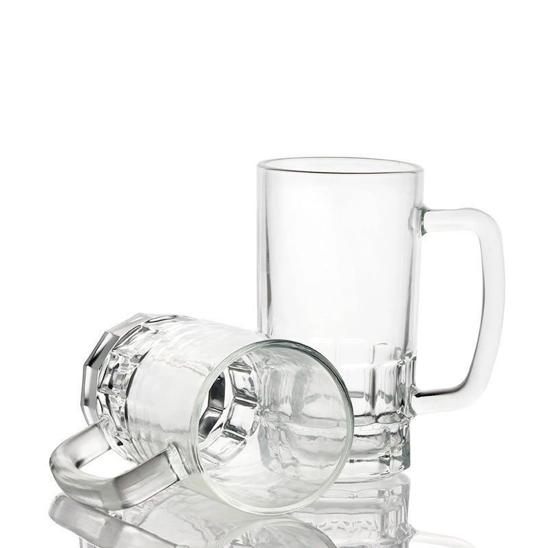 22oz Transparent Glass Beer Mug Decorative Cup for Sublimation-22oZ玻璃啤酒杯