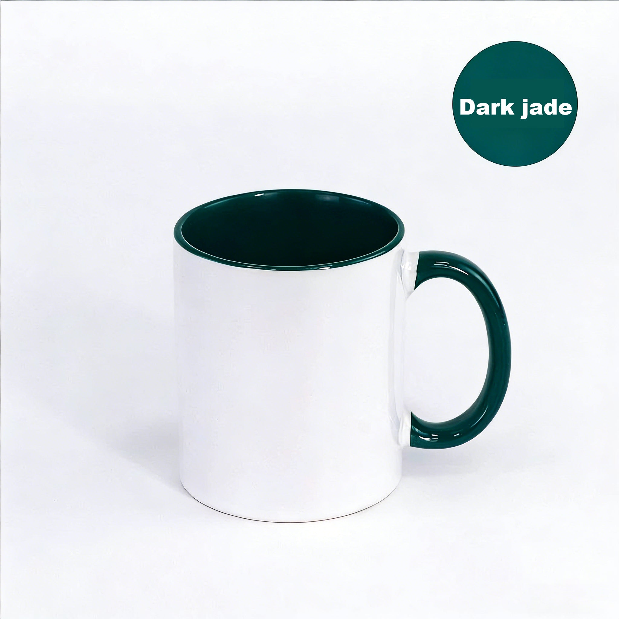 Heat transfer cup 11 oz Interior color painted cup