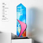 Creative Color Printed Trophy Glass Plaque Electroplated Mirror Surface Crystal Trophy-3-03款镜面水晶奖杯