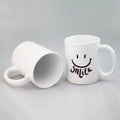 3oz White Ceramic cup Custom Logo Designs Heat Transfer Blank for Cup Usage