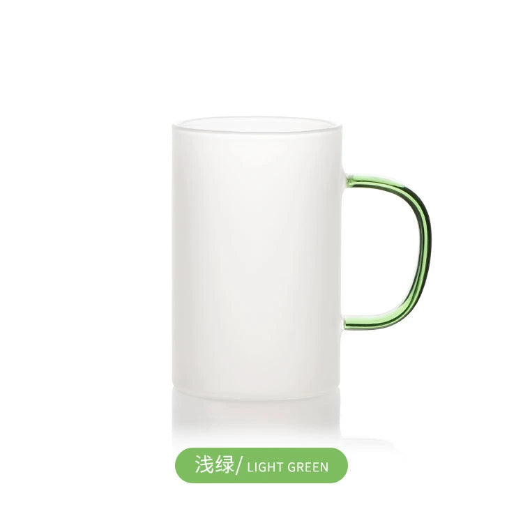 High Quality 10oz Frosted Sublimation Beer Glass Mug-10oz彩把玻璃杯