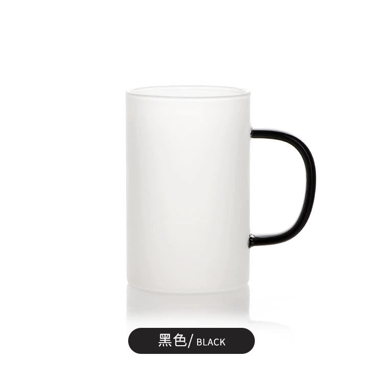 High Quality 10oz Frosted Sublimation Beer Glass Mug-10oz彩把玻璃杯