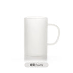 High Quality 10oz Frosted Sublimation Beer Glass Mug-10oz彩把玻璃杯