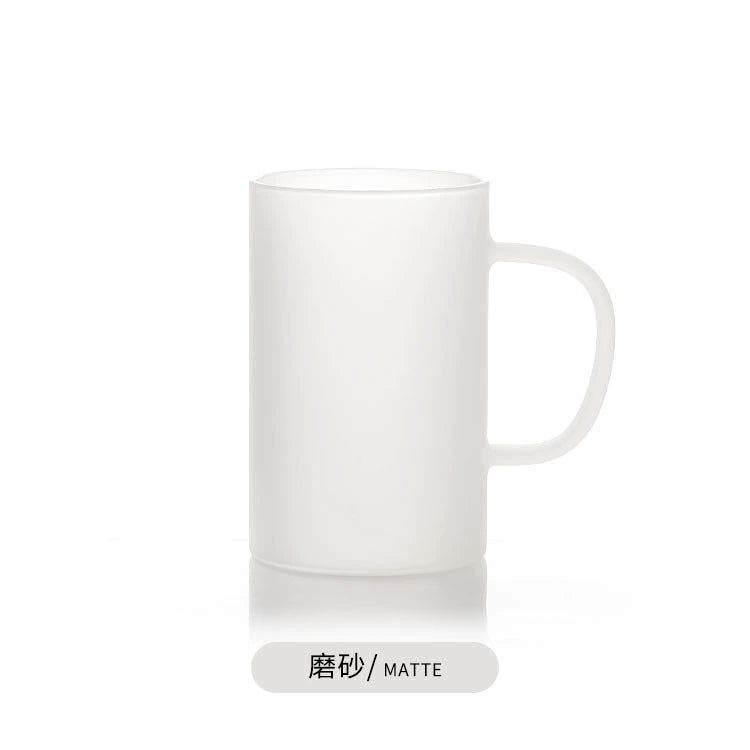 High Quality 10oz Frosted Sublimation Beer Glass Mug-10oz彩把玻璃杯