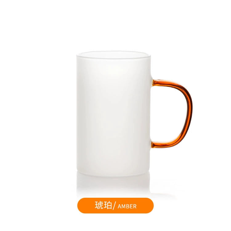 High Quality 10oz Frosted Sublimation Beer Glass Mug-10oz彩把玻璃杯