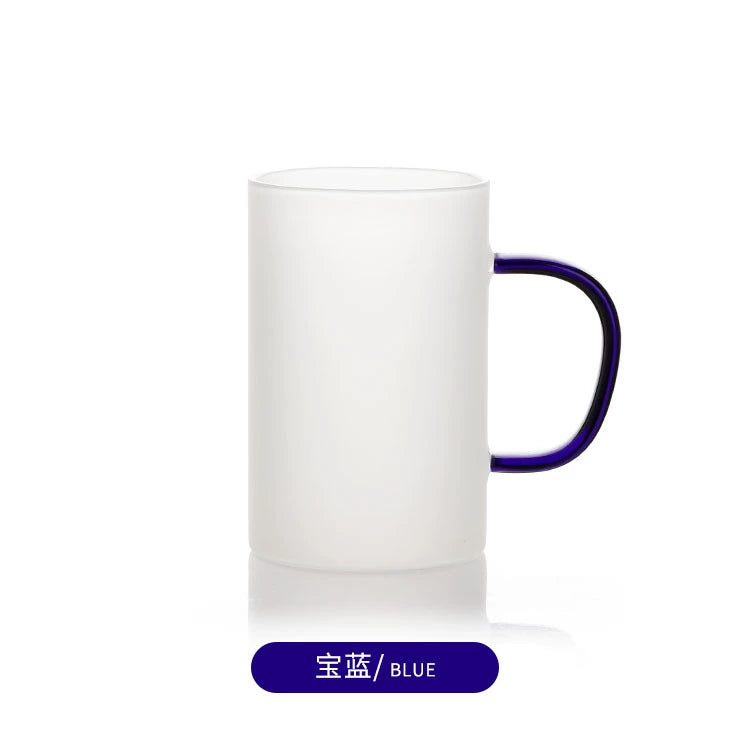 High Quality 10oz Frosted Sublimation Beer Glass Mug-10oz彩把玻璃杯