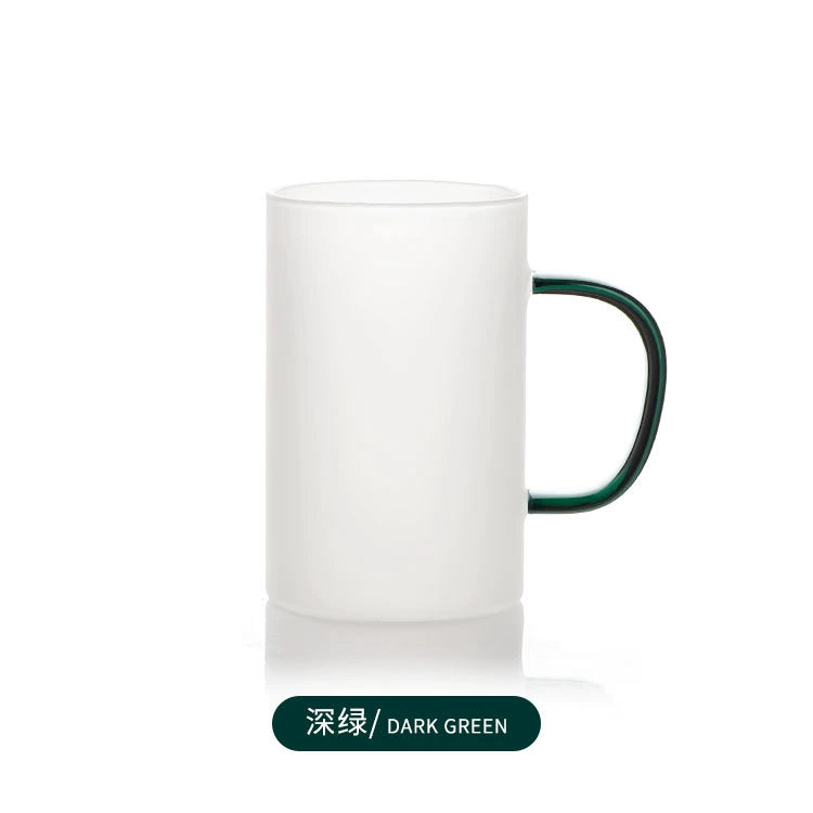High Quality 10oz Frosted Sublimation Beer Glass Mug-10oz彩把玻璃杯