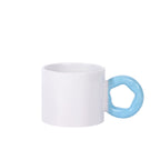 Ceramic Cup Custom Pattern Sublimation Blanks 250ml Tea Mug-250ml花把杯