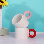 Ceramic Cup Custom Pattern Sublimation Blanks 250ml Tea Mug-250ml花把杯