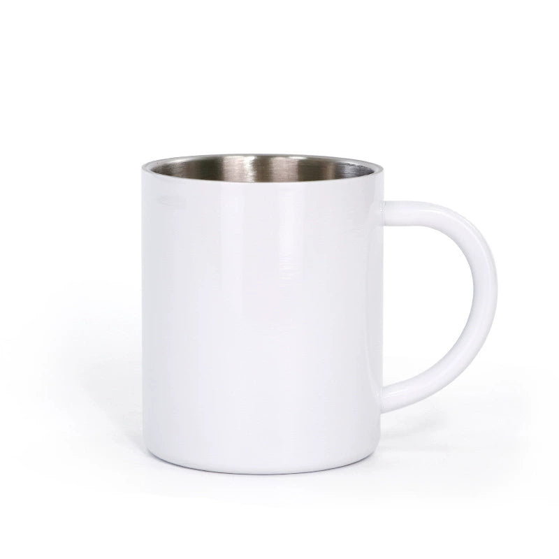 300ml Sublimation Blank Double Wall Stainless Steel Coffee Mug-300ml不锈钢马克杯
