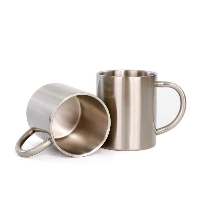 300ml Sublimation Blank Double Wall Stainless Steel Coffee Mug-300ml不锈钢马克杯