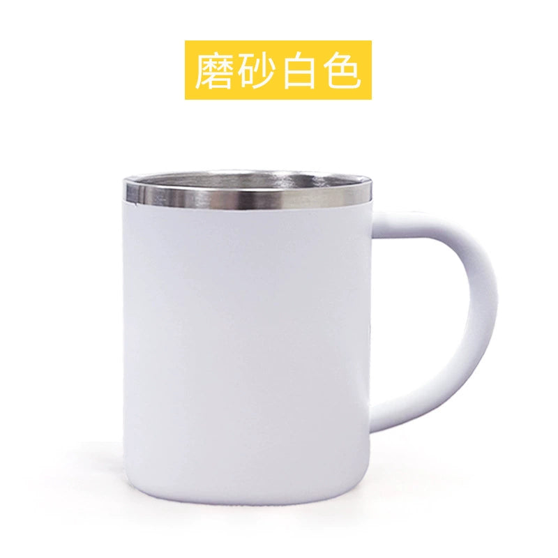 300ml Sublimation Blank Double Wall Stainless Steel Coffee Mug-300ml不锈钢马克杯