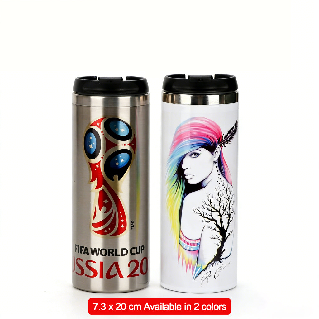 Heat transfer water bottle 450ML double-layer stainless steel water bottle